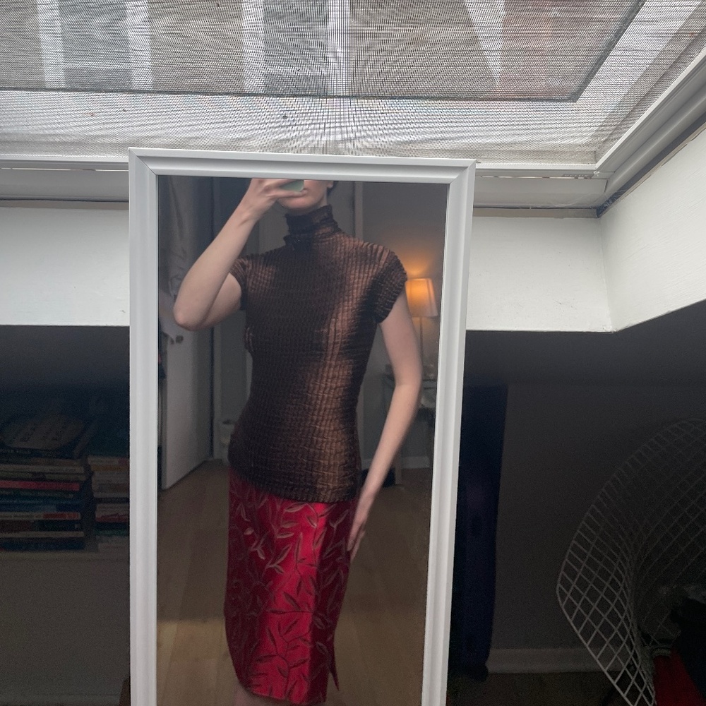 Vintage 90s Pleated Top